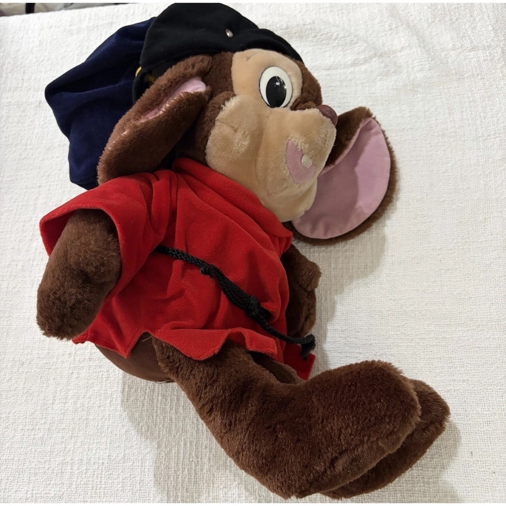 Fievel An American Tail Plush 22"‎ Mouse Doll Mousekewitz Sears 1986 Vintage